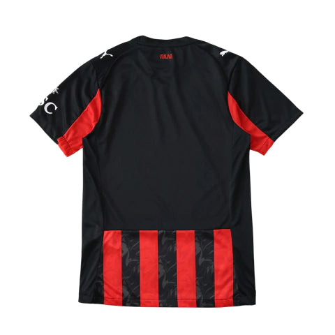 Camisa Milan titular /25/26 Jogador - Vermelho e Preto