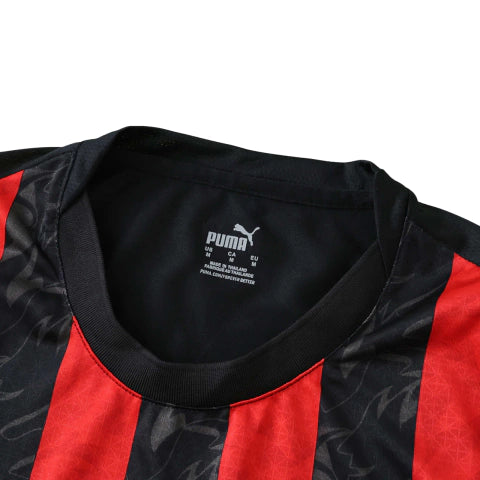 Camisa Milan titular /25/26 Jogador - Vermelho e Preto