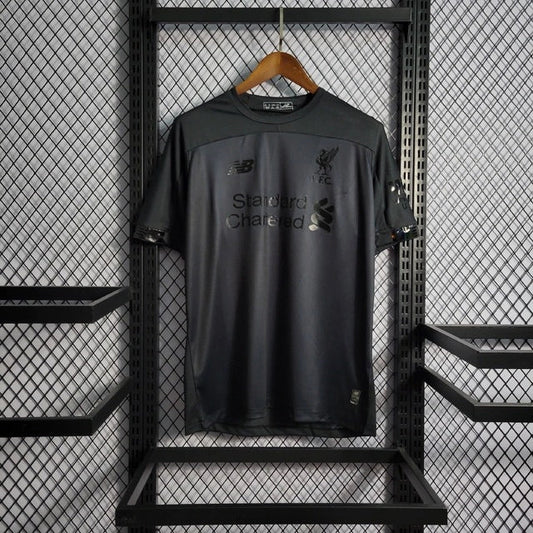 Camisa Refletiva Liverpool 19/20 New Balance Versão Torcedor Preta
