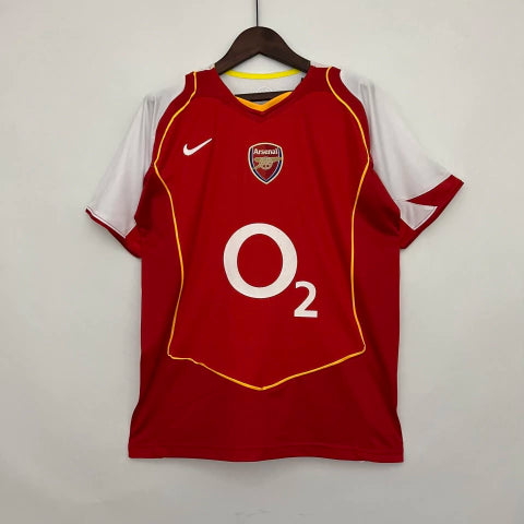 Camisa Arsenal I Retrô 04/05 Torcedor Nike Masculina - Vermelho