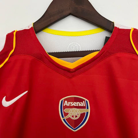 Camisa Arsenal I Retrô 04/05 Torcedor Nike Masculina - Vermelho