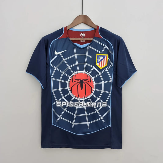Camisa Retrô Atletico de Madrid II 04/05 Torcedor Nike Masculina - Azul