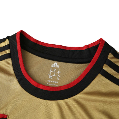 Camisa Milan Retrô Terceira Third III 13/14 Torcedor Masculina - Dourado