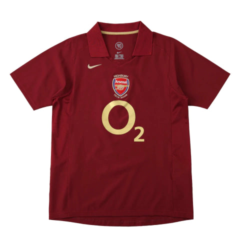 Camisa Arsenal II Retrô 05/06 Torcedor Nike Masculina - Bordo