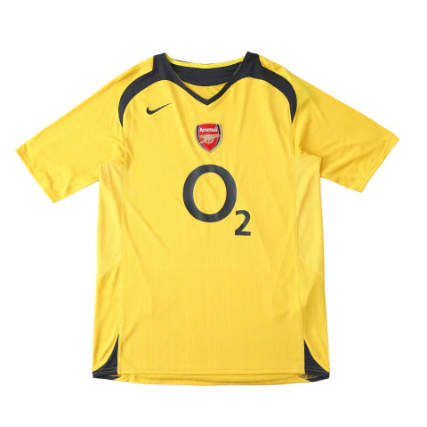 Camisa Retrô Arsenal Away 05/06 Torcedor Nike Masculina - Amarelo