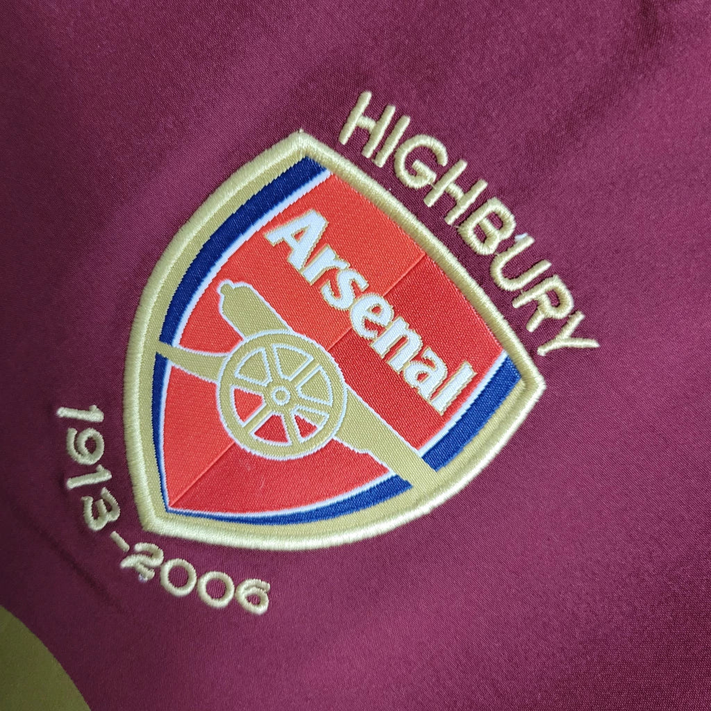 Camisa Arsenal II Retrô 05/06 Torcedor Nike Masculina - Bordo