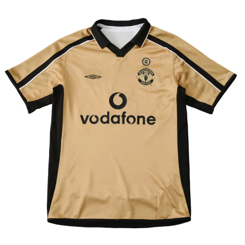 Camisa Manchester United Dupla Face 100 ANOS Retrô 01/02 Torcedor Masculina - Branco