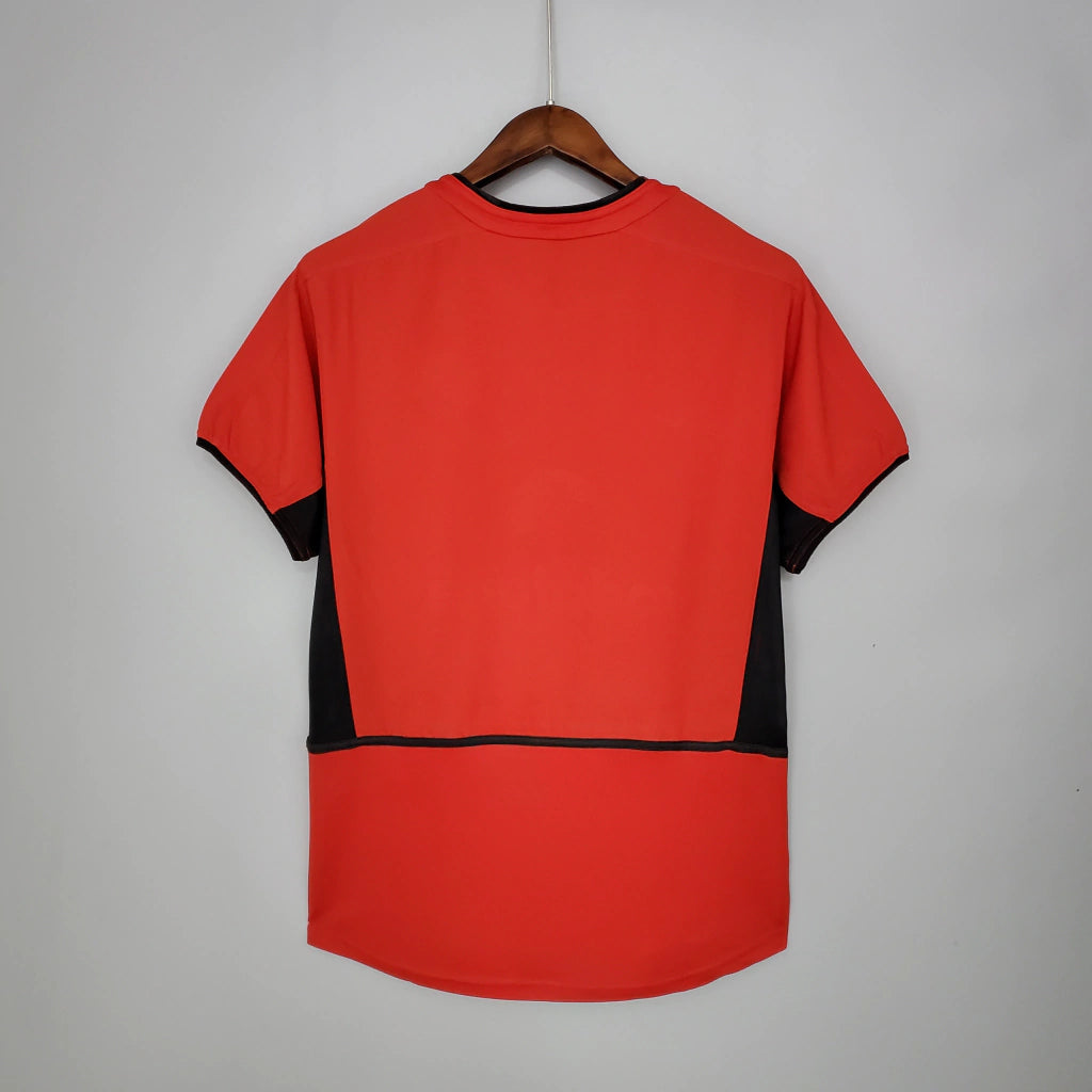 Camisa Manchester United Home Retrô 02/04 Torcedor Nike Masculina - Vermelho
