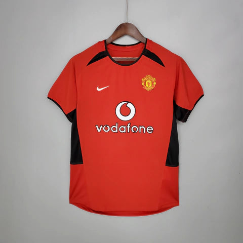 Camisa Manchester United Home Retrô 02/04 Torcedor Nike Masculina - Vermelho