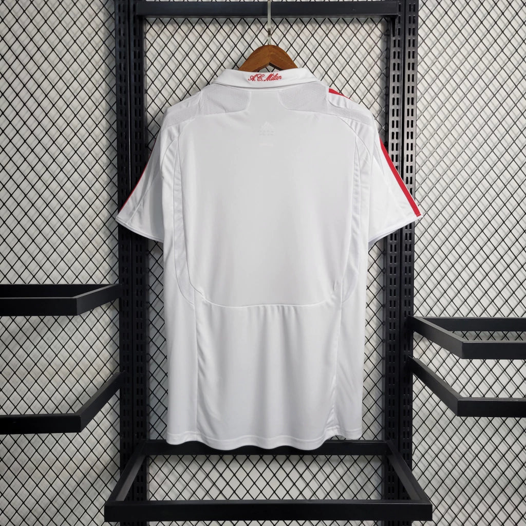 Camisa Milan Retrô Reserva Away II 07/08 Torcedor Masculina - Branco