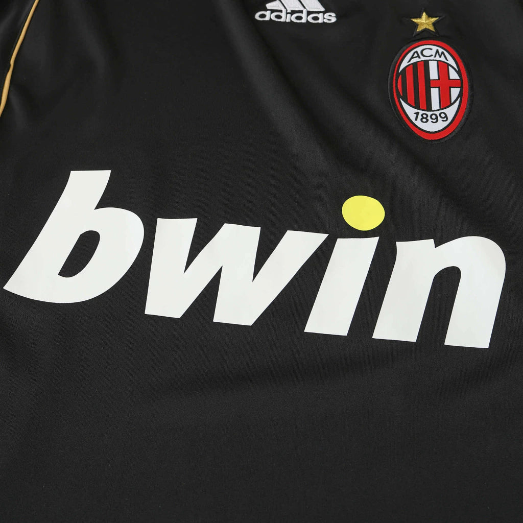 Camisa Milan Retrô Terceria Third III 06/07 Torcedor Adidas Masculina - Preto