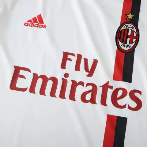 Camisa Milan Retrô II 11/12 Torcedor Adidas Masculina - Branco