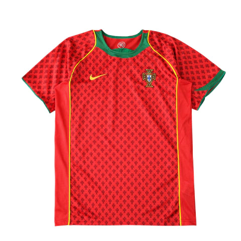 Camisa Retrô seleção Portugal Home I 2004 Torcedor Masculina - Vermelho