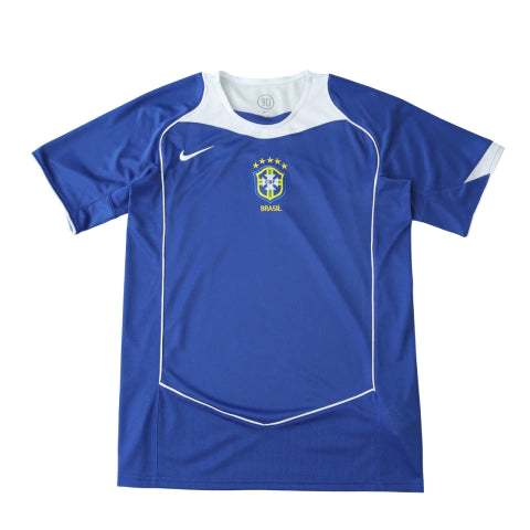 Camisa Retrô 2004 Seleção Brasileira II Nike Masculina - Azul