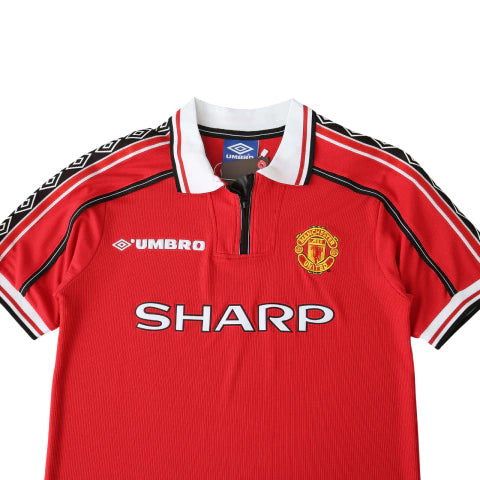 Camisa Manchester United Home Retrô 98/99 Torcedor Masculina - Vermelho