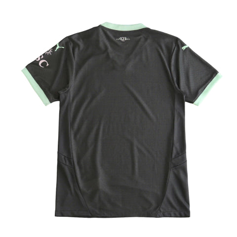 Camisa Milan Third Terceira III 24/25 Torcedor Masculino - Preto e Verde