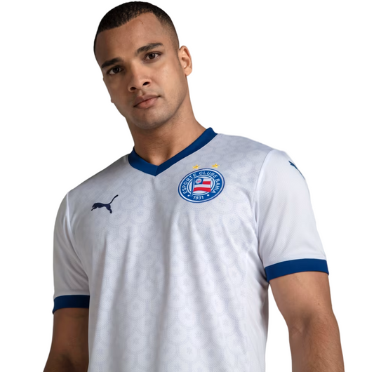 Camisa Bahia Titular 25/26 - Branca Puma Versão Torcedor