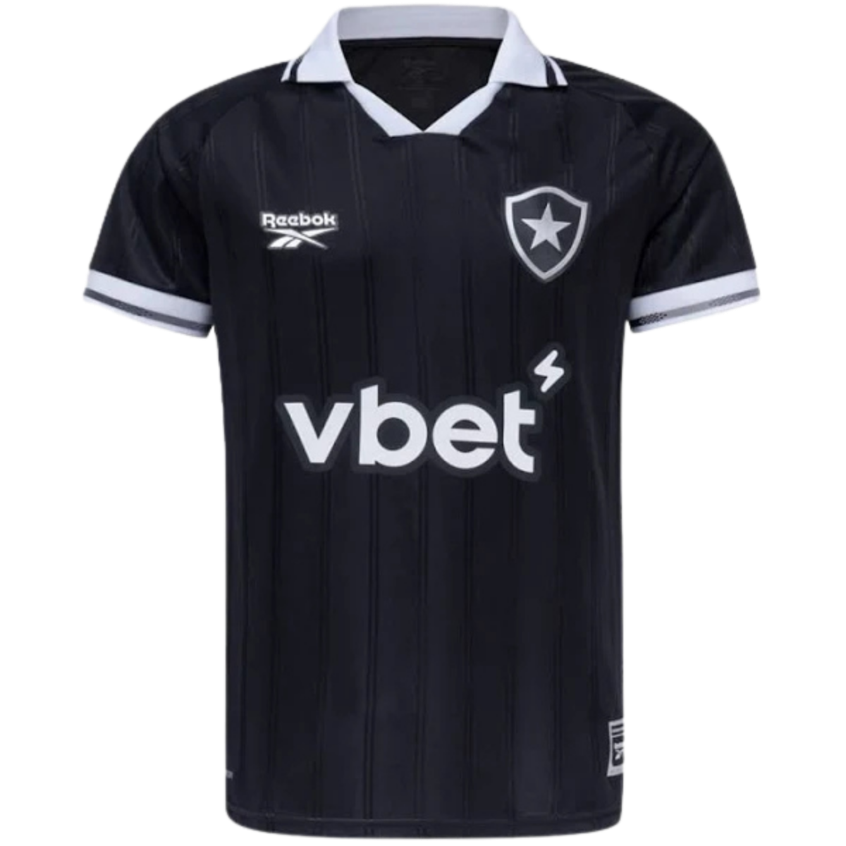 Camisa Botafogo Reserva 2025/26 - Reebok Torcedor  - Preta - Lançamento