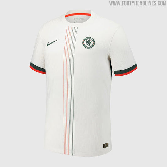 Camisa Chelsea Masculina Away 2025/26 - Torcedor - Branco