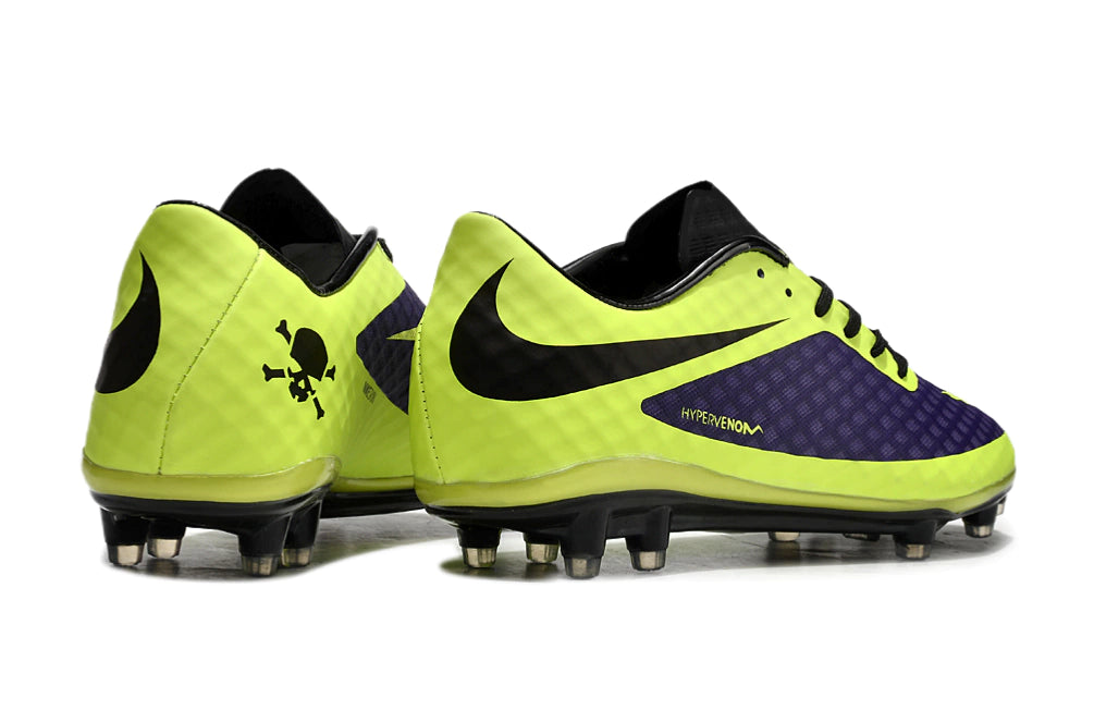 Chuteira Nike Chuteira Hypervenom Campo - Roxa + Verde