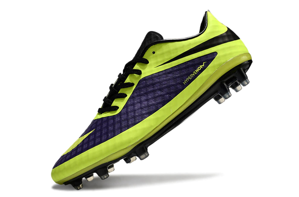 Chuteira Nike Chuteira Hypervenom Campo - Roxa + Verde