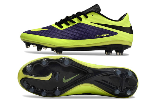 Chuteira Nike Chuteira Hypervenom Campo - Roxa + Verde