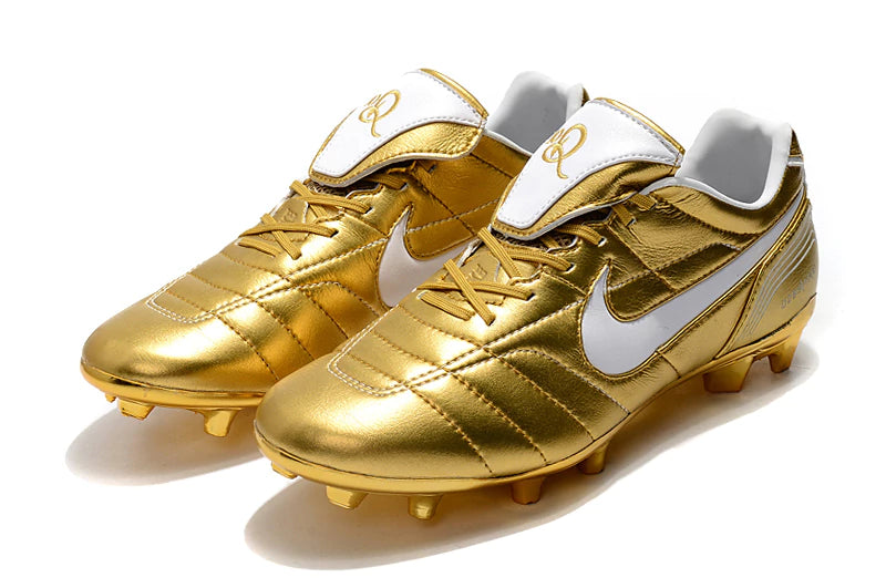Chuteira Nike Tiempo Legend 7 R10 Elite - Dourada