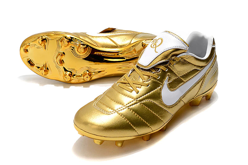 Chuteira Nike Tiempo Legend 7 R10 Elite - Dourada