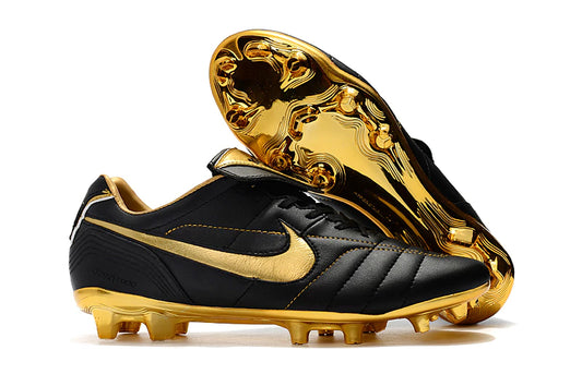 Chuteira Nike Tiempo Legend 7 R10 Elite - Preto + Dourado