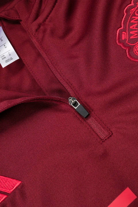 Manchester United - Conjunto de Treino - Agasalho 23/24 Masculina - Vermelho
