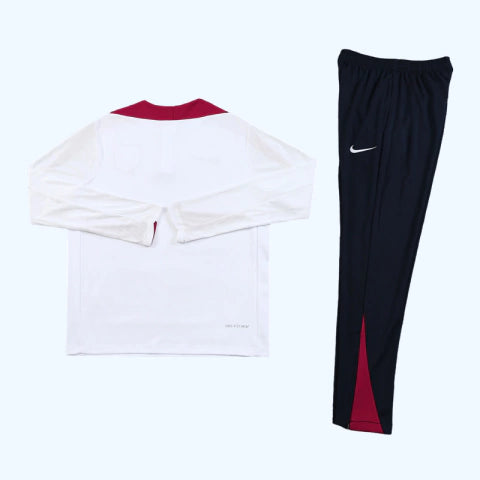 Iglaterra Conjunto de Treino - Agasalho 24/25 Masculina - Branco