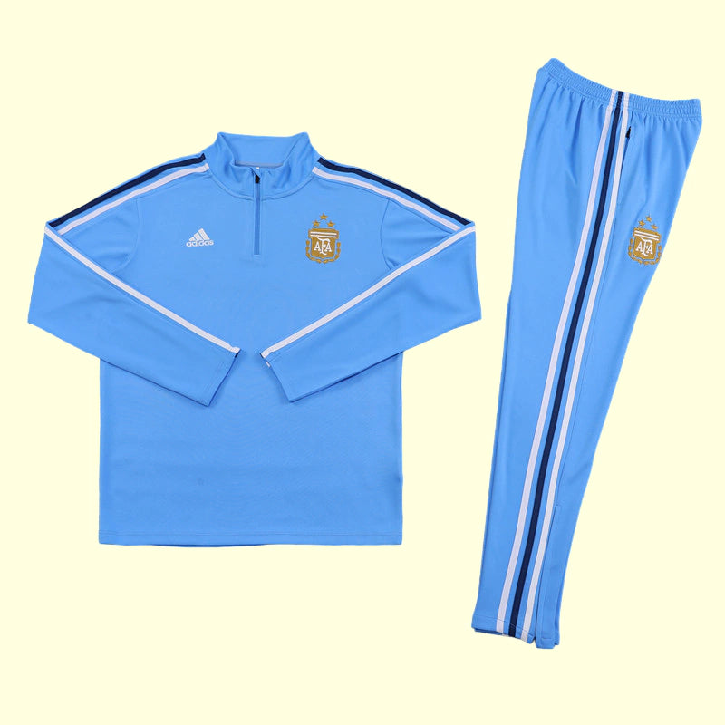Argentina Conjunto de Treino - Agasalho 24/25 Masculina - Azul