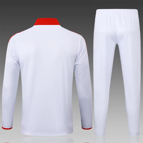 Bayern de Munichen - Conjunto de Treino - Agasalho 25/26 Masculina - Branco