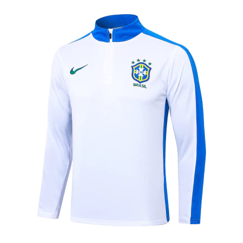 Brasil - Conjunto de Treino - Agasalho 1998 Masculina - Branco