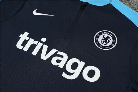 Chelsea Conjunto de Treino - Agasalho 24/25 Masculina - Azul