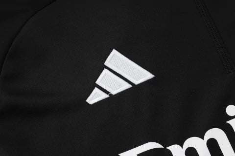 Real Madrid - Conjunto de Treino - Agasalho 25/26 Masculina - Preto