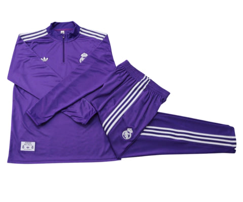 Real Madrid - Conjunto de Treino - Agasalho 25/26 Masculina - Roxo