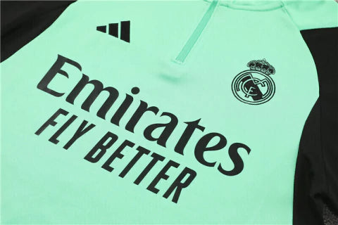 Real Madrid Conjunto de Treino - Agasalho 23/24 Masculina - Verde
