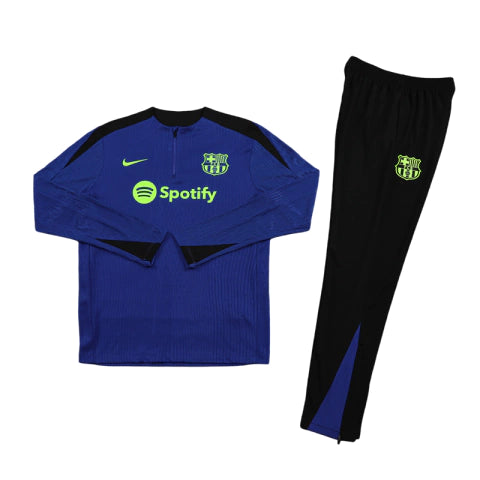Barcelona Conjunto de Treino - Agasalho 24/25 Masculina - Azul