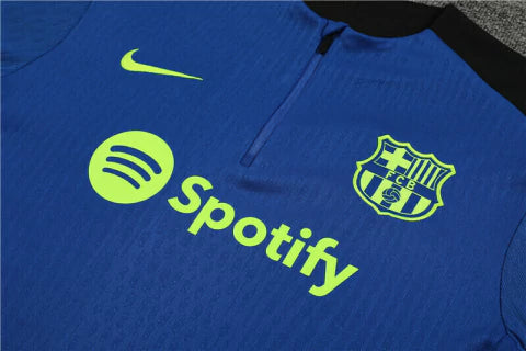 Barcelona Conjunto de Treino - Agasalho 24/25 Masculina - Azul