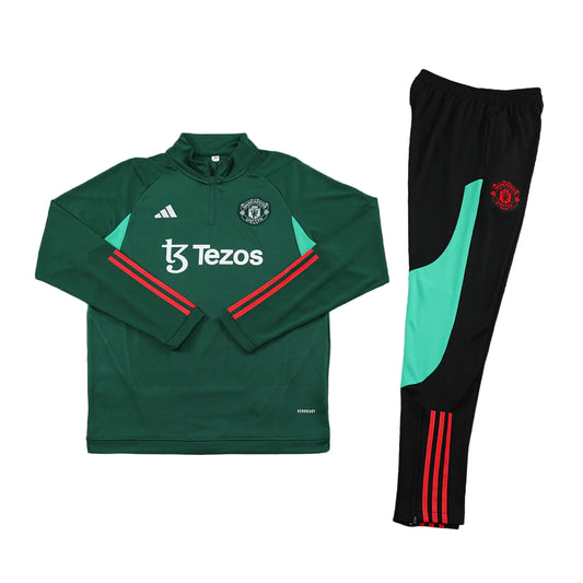 Manchester United - Conjunto de Treino - Agasalho 23/24 Masculina - Verde