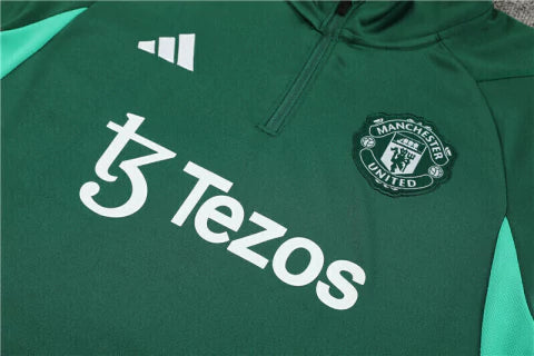Manchester United - Conjunto de Treino - Agasalho 23/24 Masculina - Verde