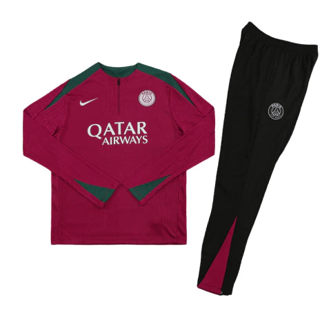 PSG Conjunto de Treino - Agasalho 24/25 Masculina - Bordo
