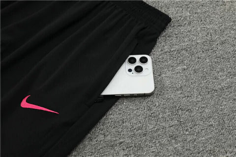 Holanda Conjunto de Treino - Agasalho 24/25 Masculina - Preto e Rosa