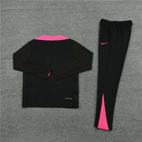 Holanda Conjunto de Treino - Agasalho 24/25 Masculina - Preto e Rosa