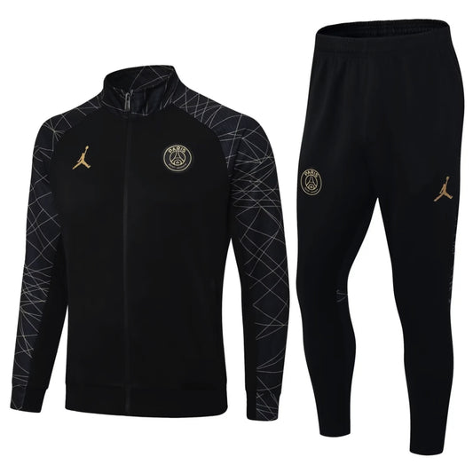 Conjunto Agasalho PSG 2023/24 - Preto