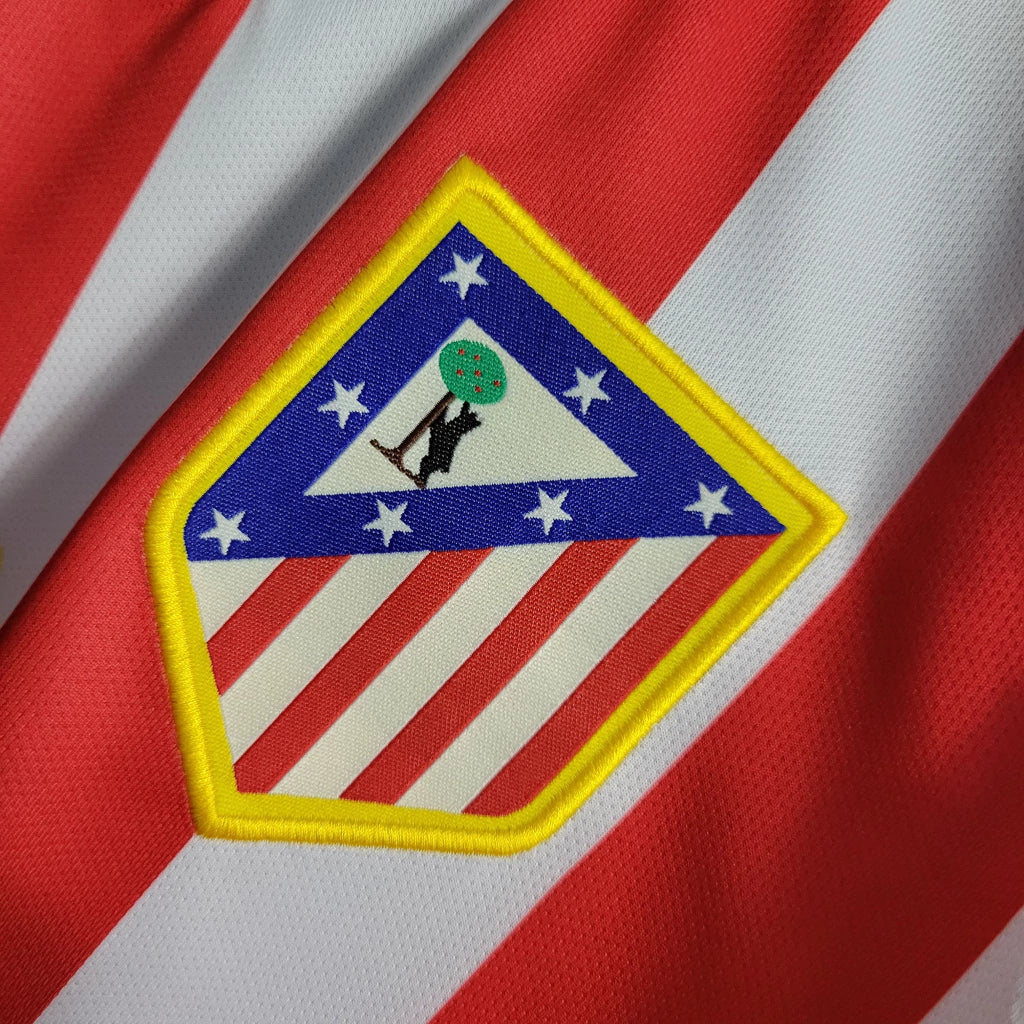 Camisa Retrô Atletico de Madrid 04/05 Torcedor Adidas Masculina - Vermelho e Branco