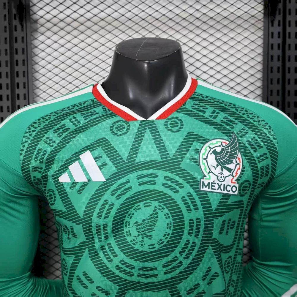 Camisa México Manga Longa 2026/27 - Versão Jogador