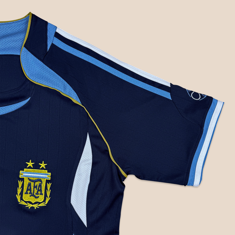 Camisa Argentina Visitante 2006 - Azul Marinho