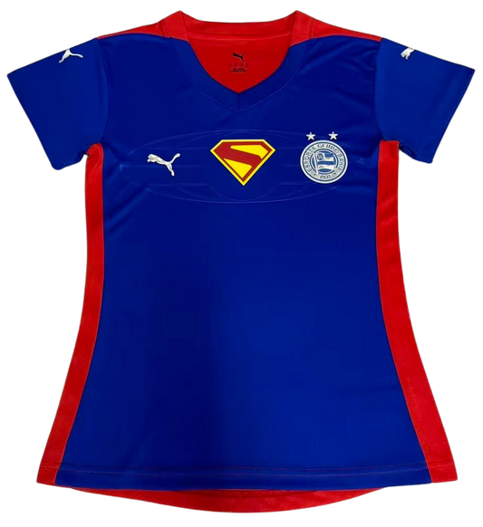 Camisa Bahia Edição Especial 25/26 - Superman Baby Look Feminina